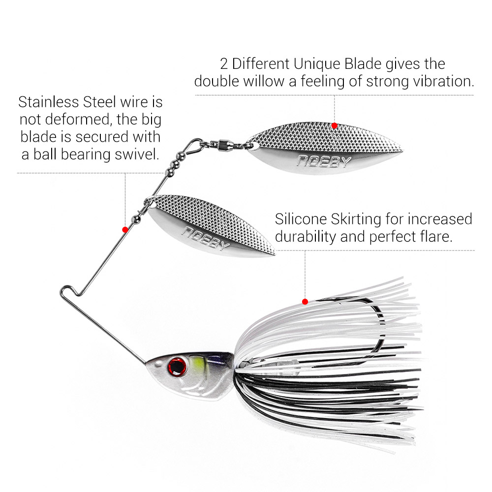 Noeby Spinnerbait 10.5g 14g 21 - Fishing Lure Swimbait review and price