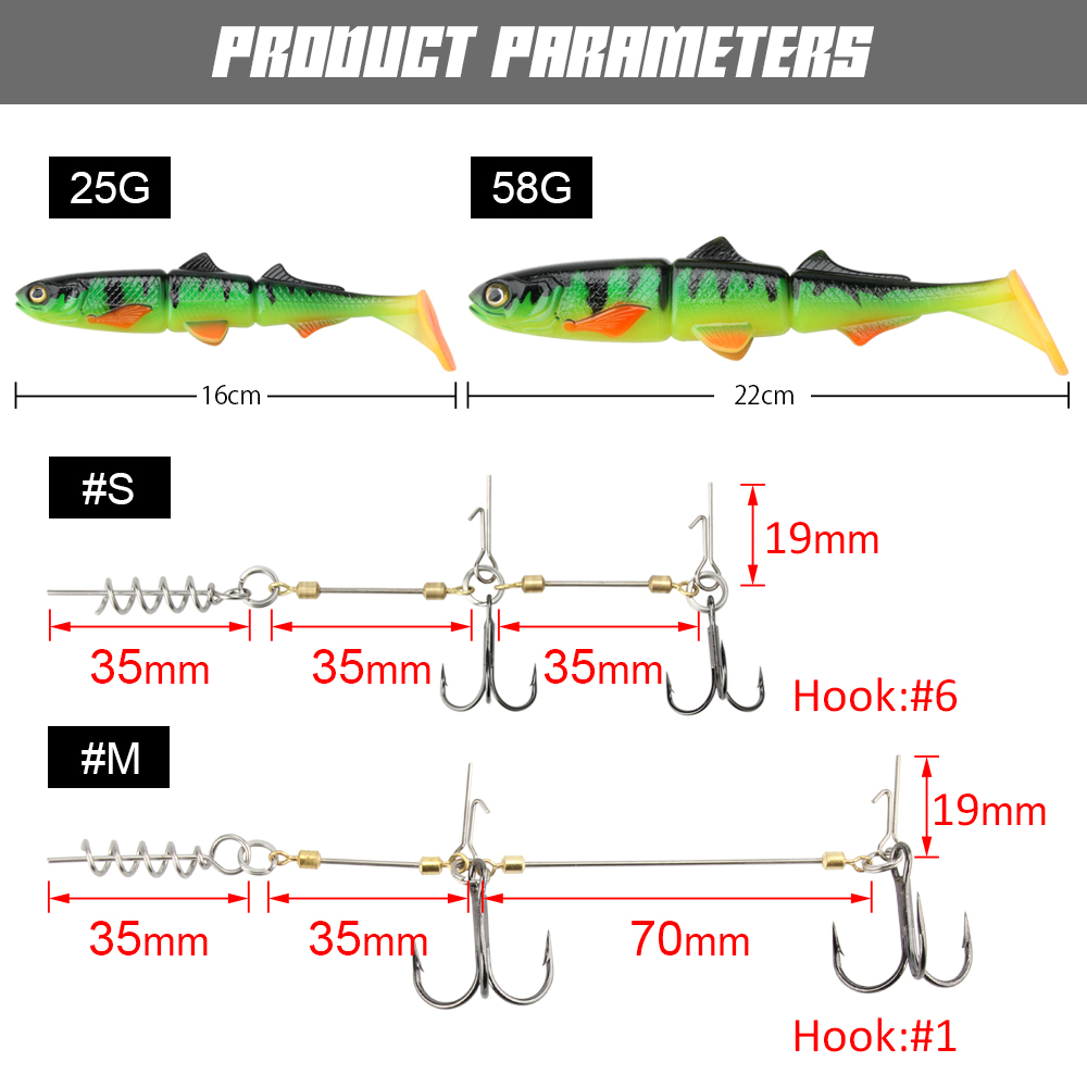 Spinpoler Pike Stinger Rig Hoo - Fishing Lure Soft Plastic review and price