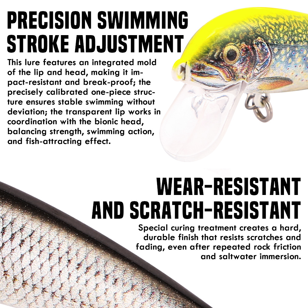 B&U Fishing Lures Sinking Minn - Fishing Lure Swimbait review and price