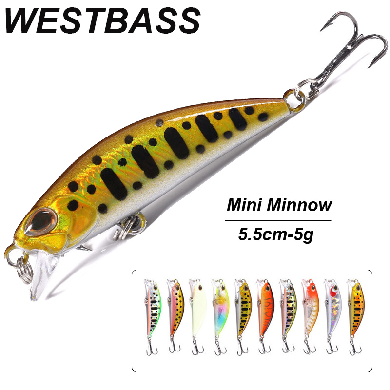 WESTBASS 1PX Micro Minnow Lure - Fishing Lure Jerkbait review and price