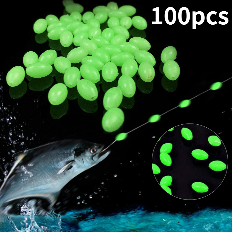 100pcs/lot Oval Night Luminous - Fishing Lure Making Kit review and price