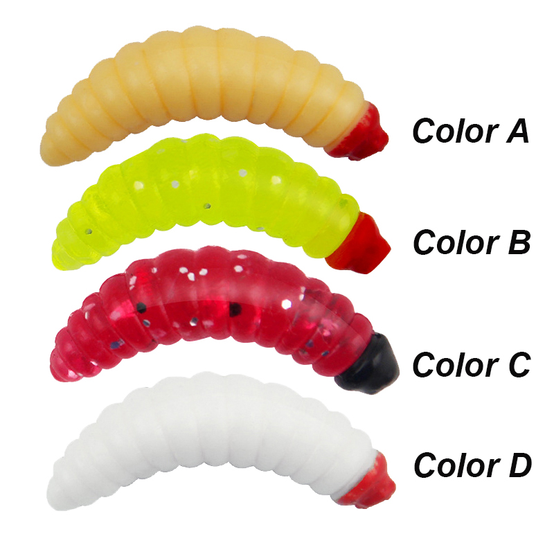 WESTBASS 20/50PCS Soft Larva S - Fishing Lure Soft Plastic review and price