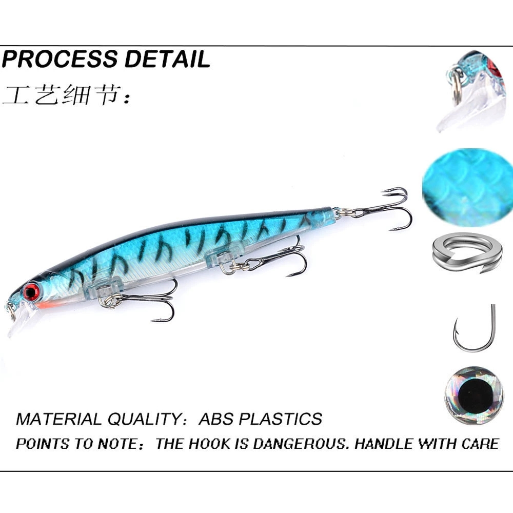 1pc Laser Sinking Minnow Fishi - Fishing Lure Jerkbait review and price
