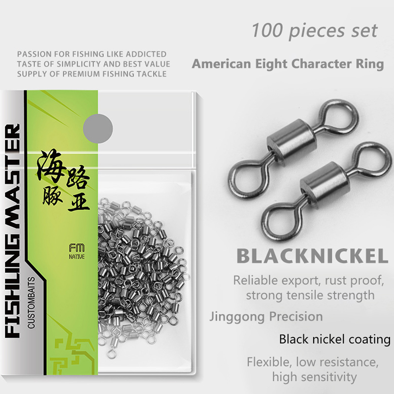 ★▲100Pcs Fishing Swivels Stain - Fishing Lure Making Kit review and price